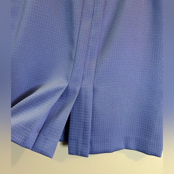 TAHARI Arthur S. Levine Blue Pencil Skirt Size 12 - Picture 4 of 11